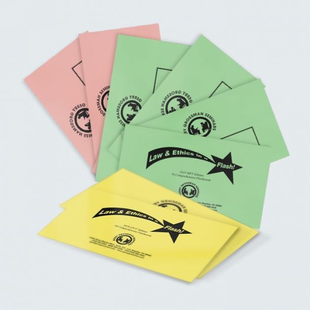 California Law and Ethics in a Flash - Printed