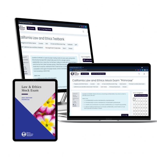 California Law and Ethics Practice Exam + Testbank Bundle