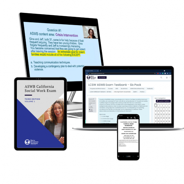 LCSW ASWB Clinical Exam Prep Course and Live Online Workshop