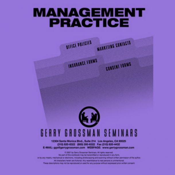 Management Practices Text-based Home Course (1 CE) - Printed Version