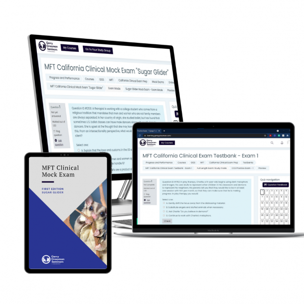 MFT California Practice Exam + Clinical Testbank Bundle