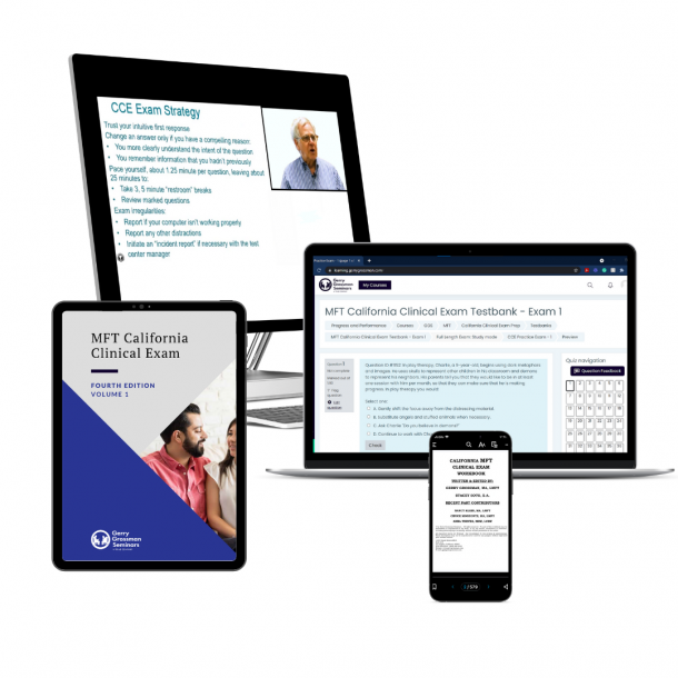 MFT California Clinical Exam Prep Course and Live Online Workshop